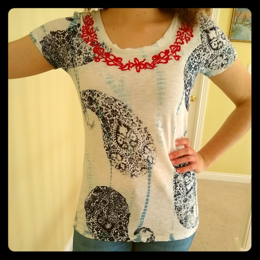 Lucky Brand Paisley shirt